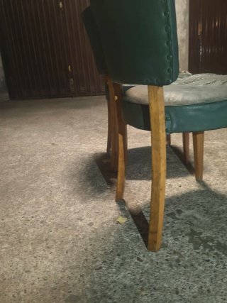 Coppia poltroncine verdi - progetto restauro