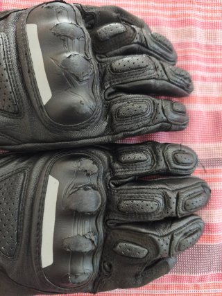 Guantes Moto Alpinestars SP8 v2 Negros y Grises