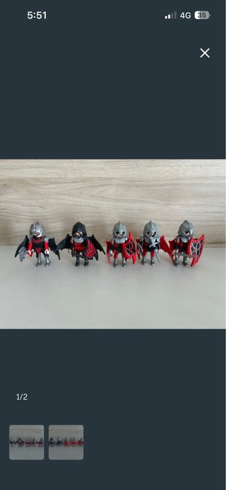 Lote medievales playmobil Gorka . Incluye 4 fotos.