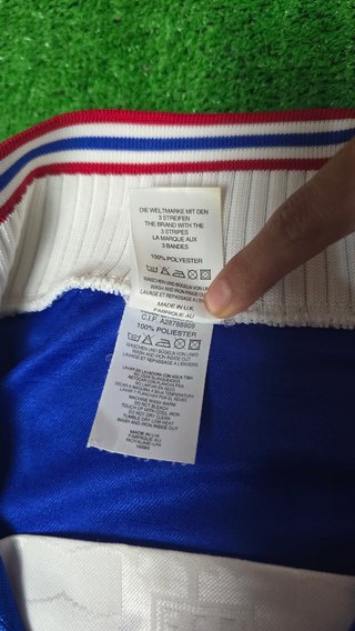 Camiseta Francia 1992 Eurocopa Talla XL