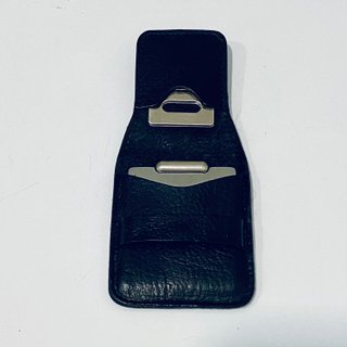 Cortapuros Acero Inox. con Funda de Cuero.
