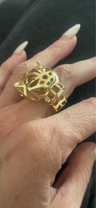 Anillo Jaguar Dorado