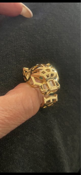 Anillo Jaguar Dorado