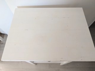 Mesita de noche Ikea Hemnes blanca