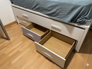 Cama nido 90cm con cajones