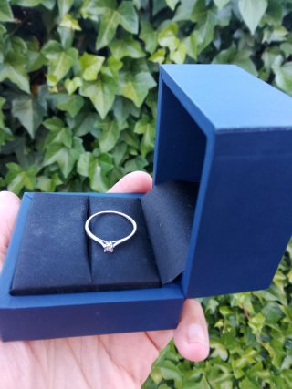 Anillo Solitario Oro 18k Diamante Edenly