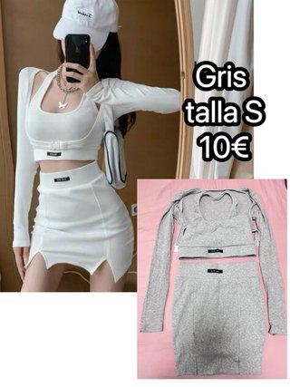 Conjunto gris talla S