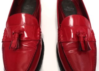 Mocasines charol rojo René Gutemberg