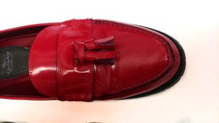 Mocasines charol rojo René Gutemberg