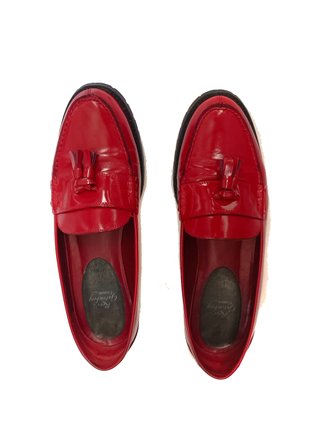 Mocasines charol rojo René Gutemberg