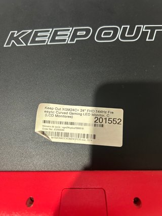 Monitor Keep Out 144Hz Curvo