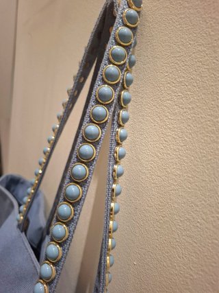 Bolso Love Moschino Azul y Blanco