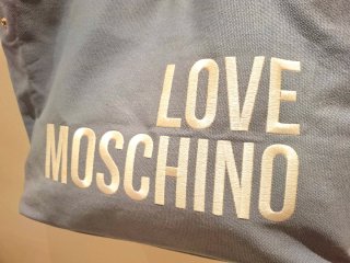Bolso Love Moschino Azul y Blanco
