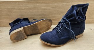 Botines ante azul Anna Field T41