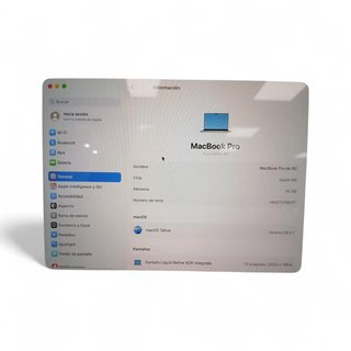 MACBOOK PRO M5 14"/ 16 GB RAM / 1 TB SSD + CABLE DE CARGA