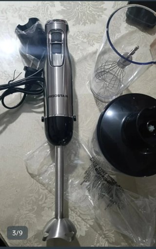 Batidora eléctrica con accesorios