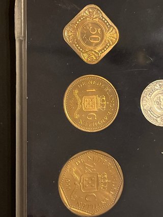 Antiñlas Holandesas 1990 serie 7 monedas