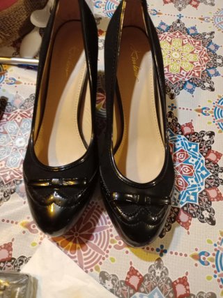 Zapatos de salón negros talla 41