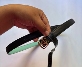 Cinturón Tiffany & Co. Reversible - Delgado (88cm)