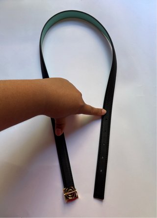 Cinturón Tiffany & Co. Reversible - Delgado (88cm)