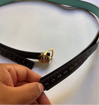 Cinturón Tiffany & Co. Reversible - Delgado (88cm)