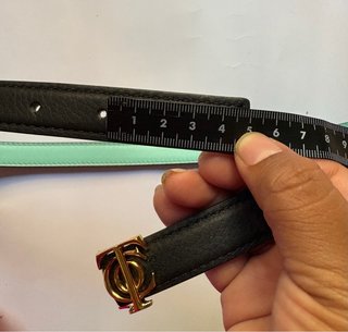 Cinturón Tiffany & Co. Reversible - Delgado (88cm)
