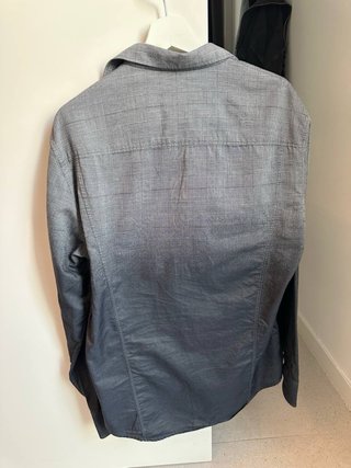 Camisa Dirk Bikkembergs Slim Fit Gris Talla L