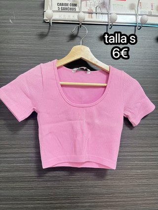 Top rosa talla S