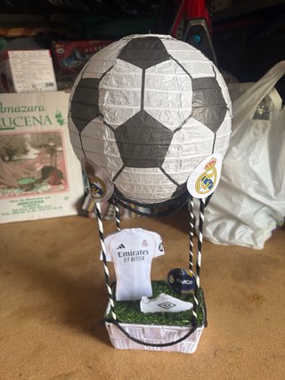 Centro de mesa de fútbol Real Madrid