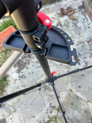 Caballete reparación bicicleta sin usar
