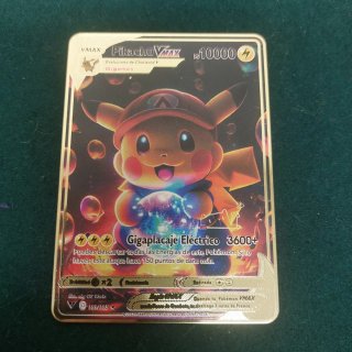 Carta Pokémon Pikachu VMAX Metálica