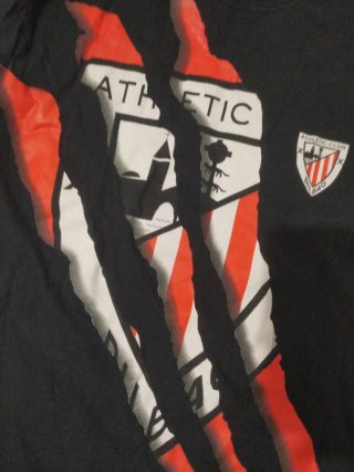 Camiseta Athletic Club Negra y Roja
