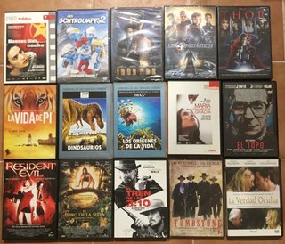 DVDs Películas y Documentales varios