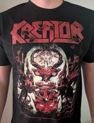 CAMISETA NEGRA - KREATOR - TALLA XL y más...