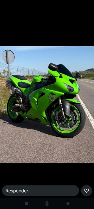 Kawasaki ZX10 2006 Verde 31000 km de segunda mano por 8.500 EUR en