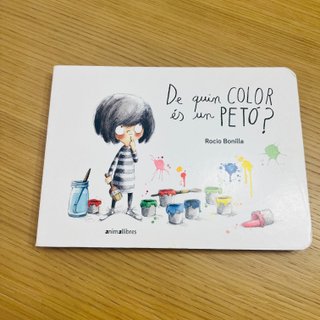 Libro "De quin color és un petó?"