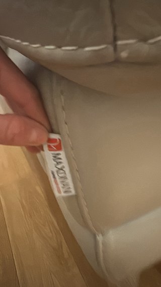 Due Divani max divani in vera pelle color tortora