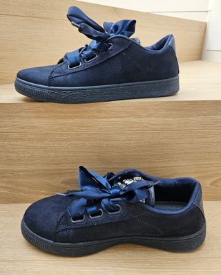 Zapatillas azules con pedrería T40