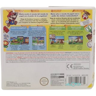 PAPER MARIO STICKER STAR NINTENDO 3DS