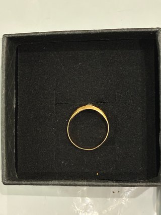 Anillo meñique oro amarillo 19,3Kt
