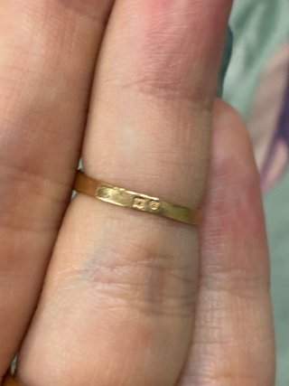 Anillo meñique oro amarillo 19,3Kt