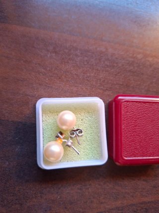 Pendientes Perlas Naturales y Plata
