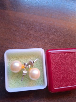 Pendientes Perlas Naturales y Plata