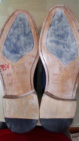 Zapatos de vestir Lorens azul hebilla