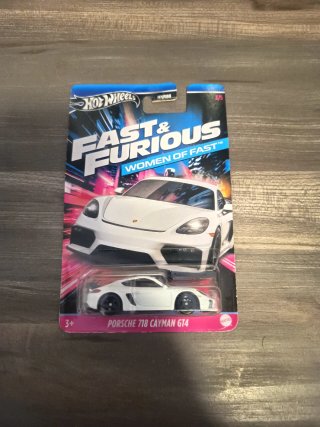 Hot Wheels Porsche 718 Cayman GT4 Fast & Furious