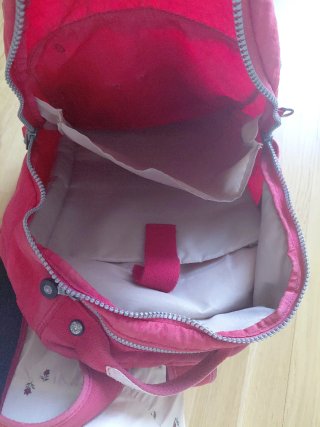 Mochila Kipling grande roja