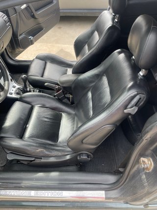 Asientos traseros Opel Astra G cuero negro