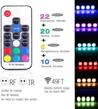 Lámpara LED RGB AIBOO Empotrable + Control
