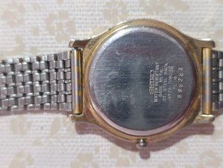 Reloj Seiko Oro y Plata
