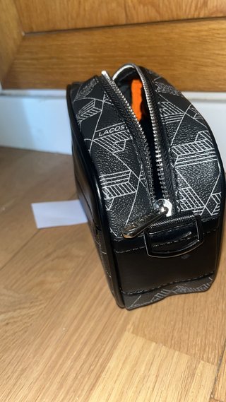 Bolso Bandolera Lacoste Monogram Negro